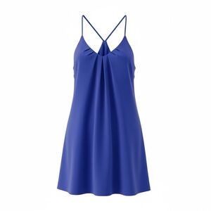 Lavender Brown silk mini dress, XS